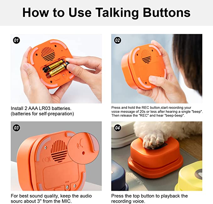Šuns bendravimo mygtukas