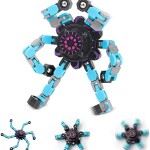 Suktukas - Fidget Spinner Robot (mėlynas)
