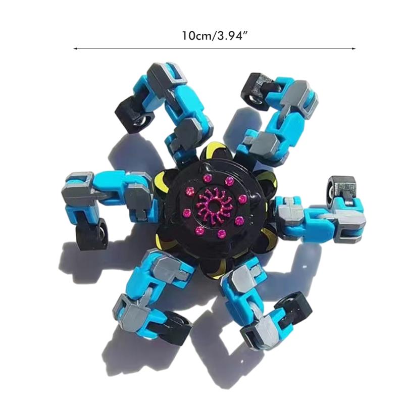 Suktukas - Fidget Spinner Robot (mėlynas)